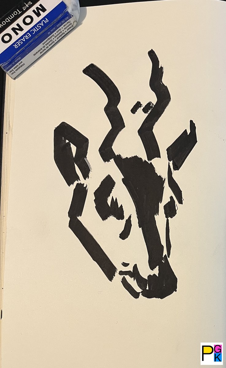 A Posca Fat Marker, And 5 Minutes! Because...